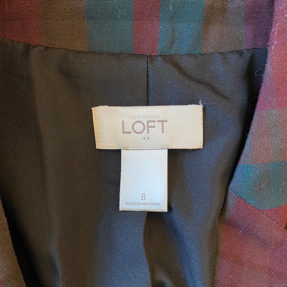 Ann Taylor LOFT Plaid Blazer - Picture 4 of 5